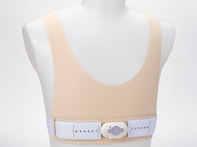 hitoe BKウェア電極Re<br>（東レ・メディカル）<br>長時間心電図記録器 110e<br>（ジェイ・エム・エス）